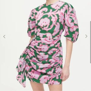 Rhode Pia Dress Pink & Green NWT